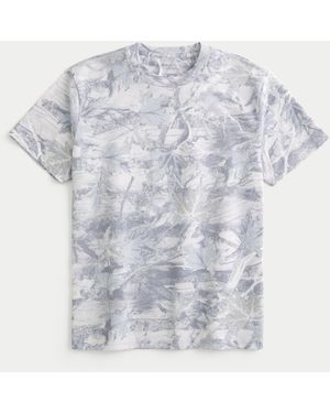 Hollister Relaxed Everyday Camo Tee - White