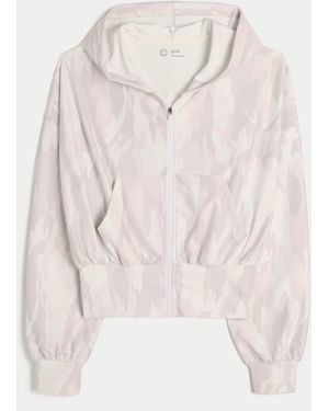 Hollister Gilly Hicks Active Recharge Easy Zip-up Jacket - Natural