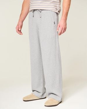 Hollister Baggy Thermalhose - Weiß