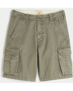 Hollister At-the-knee Baggy Cargo Shorts - Green
