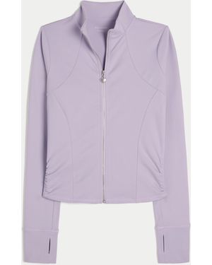 Hollister Gilly Hicks Active Recharge Zip-up Jacket - Purple