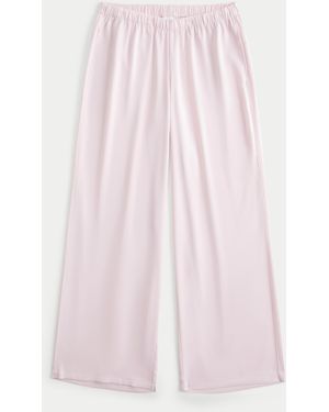 Hollister Wide-leg Trousers - Pink