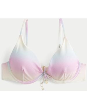 Hollister Shimmer Underwire Bikini Top - Pink