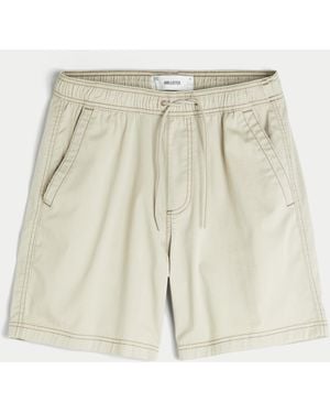 Hollister Baggy Festival Shorts - Natural