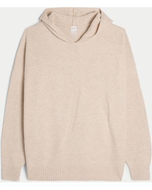 Hollister knitted hoodie hotsell