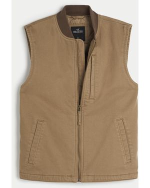 Hollister Workwear Vest - Natural