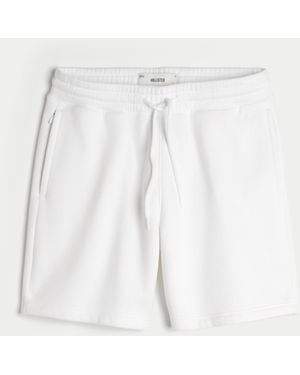 Hollister Above-the-knee Fleece Icon Shorts - White