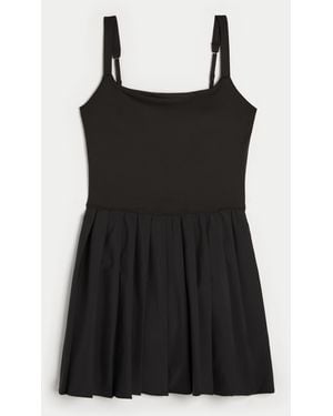 Hollister Gilly Hicks Active Pleated Dress - Black