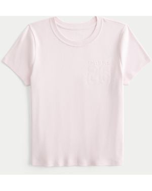 Hollister Baby-Tee mit Logografik - Pink