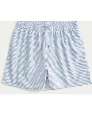 Hollister Cotton Boxer Shorts - Blue