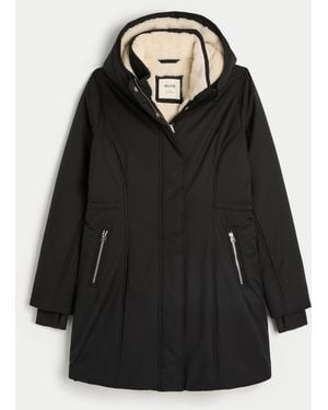 Hollister Faux Fur-lined Parka - Black
