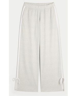 Hollister Gilly Hicks Active Side Bow Baggy Trousers - White