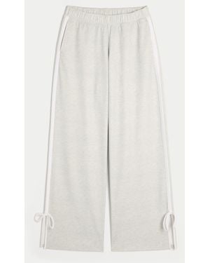 Hollister Gilly Hicks Active Side Bow Baggy Trousers - White