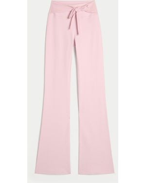 Hollister Gilly Hicks Active Recharge Tie-waist Boot Leggings - Pink