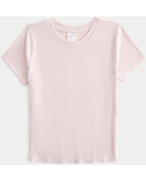 Hollister Always Cosy Knit Baby Tee - Pink