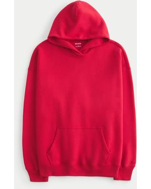 Hollister Hollister Feel Good Oversized Hoodie - Red