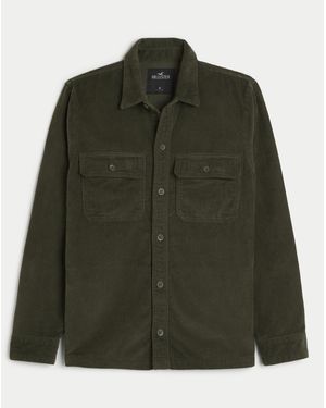 Hollister Corduroy Shacket - Green