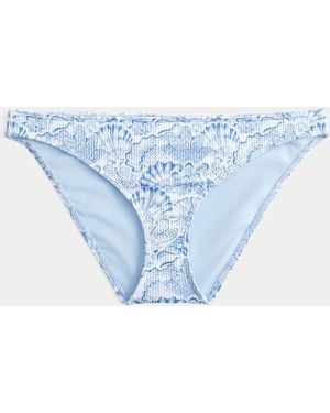 Hollister Rib Bikini Bottom - Blue