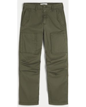 Hollister Loose Flight Trousers - Green