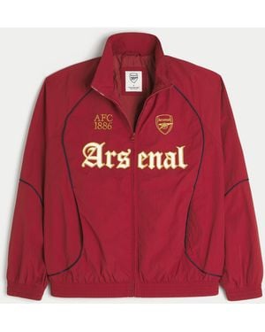 Hollister Arsenal F.c. Graphic Mock-neck Jacket - Red
