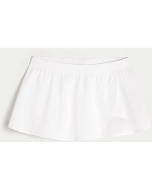 Hollister Gilly Hicks Active Ballet Wrap Skortie - Natural