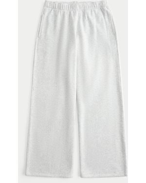 Hollister Wide-leg Joggers - White