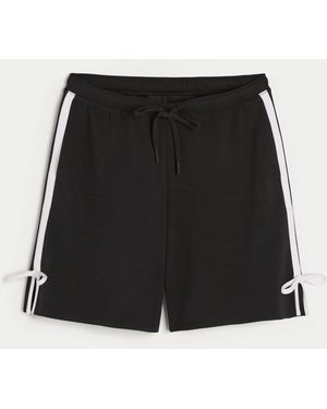 Hollister Gilly Hicks Active Cooldown Side Bow Shorts - Black