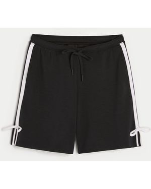 Hollister Gilly Hicks Active Cooldown Side Bow Shorts - Black