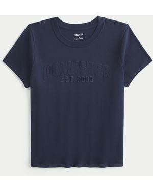 Hollister Baby-Tee mit Logografik - Blau