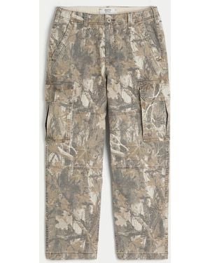 Hollister Camo Skater Baggy Cargo Trousers - Multicolour
