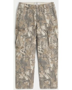 Hollister Camo Skater Baggy Cargo Trousers - Multicolour