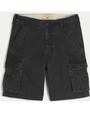 Hollister Black Baggy Cargo Shorts