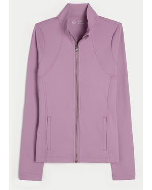 Hollister Gilly Hicks Active Recharge Zip-up Jacket - Purple