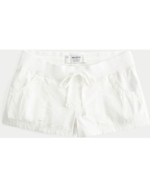 Hollister Hollister Remi Poplin Shorts - Natural