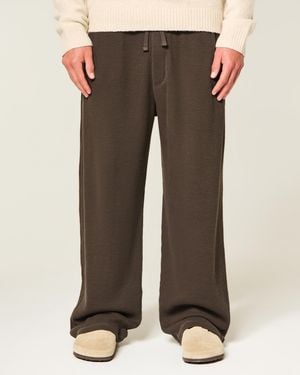 Hollister Baggy Thermalhose - Braun
