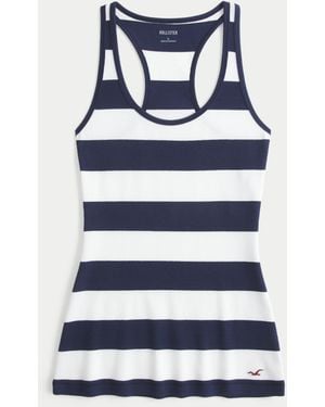 Hollister Icon Racerback Tank - Blue