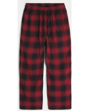 Hollister Flannel Pyjama Trousers - Red