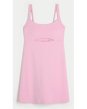Hollister Gilly Hicks Active Recharge A-line Cutout Dress - Pink
