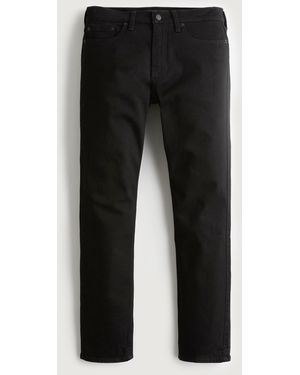 Hollister Black No Fade Slim Straight Jeans