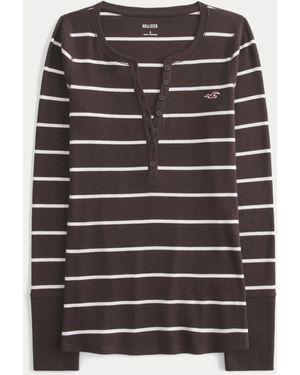 Hollister Long-sleeve Icon Henley - Multicolour