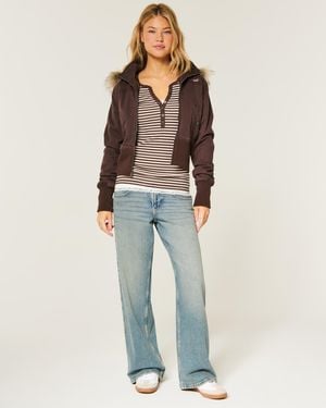 Hollister Hollister Peyton Twill-Jacke - Blau