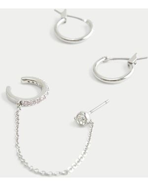 Hollister Hoop & Cuff Earring 2-pack - Natural