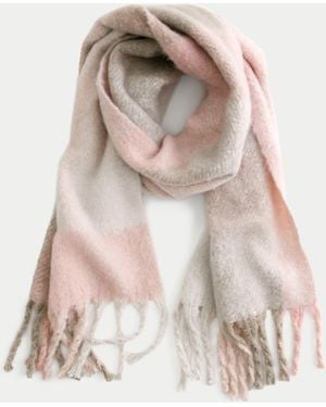 Hollister Flauschiger Schal - Natur