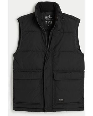Hollister Ultimate Puffer Vest - Black