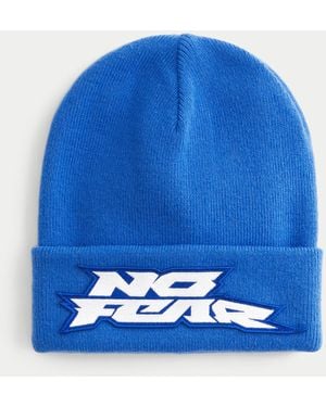 Hollister No Fear Graphic Beanie - Blue