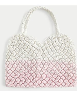 Hollister Dip Dye Beach Bag - Pink