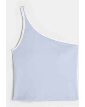 Hollister Gilly Hicks Active Recharge One-shoulder Tank - Blue