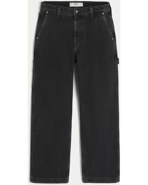 Hollister Black baggy Painter Jeans