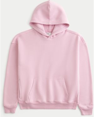 Hollister Boxy Hoodie - Pink