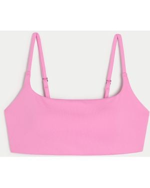 Hollister Gilly Hicks Active Recharge Twist-back Sports Bra - Pink